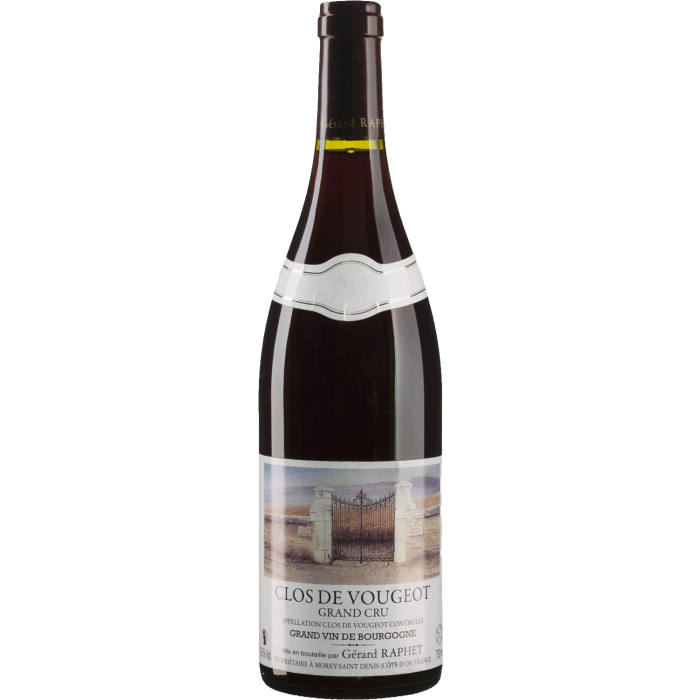 Вино Gerard Raphet Clos Vougeot / Кло Вужо 2021, червоне сухе, 0.75 л