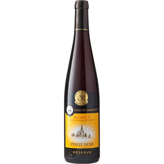 Вино Hunawihr Pinot Noir Medaille D'Or / Піно Нуар Медай Д'Ор, червоне сухе, 0.75 л Вино Hunawihr Pinot Noir Medaille D'Or / Піно Нуар Медай Д'Ор, червоне сухе, 0.75 л