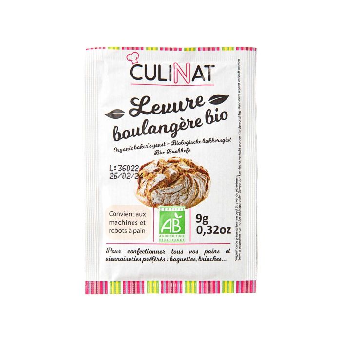 Дріжджі пекарські органічні 9г, Culinat Дріжджі пекарські органічні 9г, Culinat