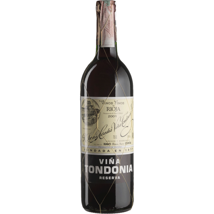Вино Vina Tondonia Tinto Reserva Vina Tondonia / Тінто Резерва 2001, червоне сухе, 0.75 л