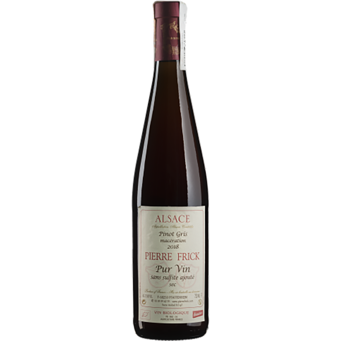Вино Pierre Frick Pinot Gris Maceration Pur Vin / Піно Грі Масерасьйон Пур Він 2020, біле сухе, 0.75 л Вино Pierre Frick Pinot Gris Maceration Pur Vin / Піно Грі Масерасьйон Пур Він 2020, біле сухе, 0.75 л