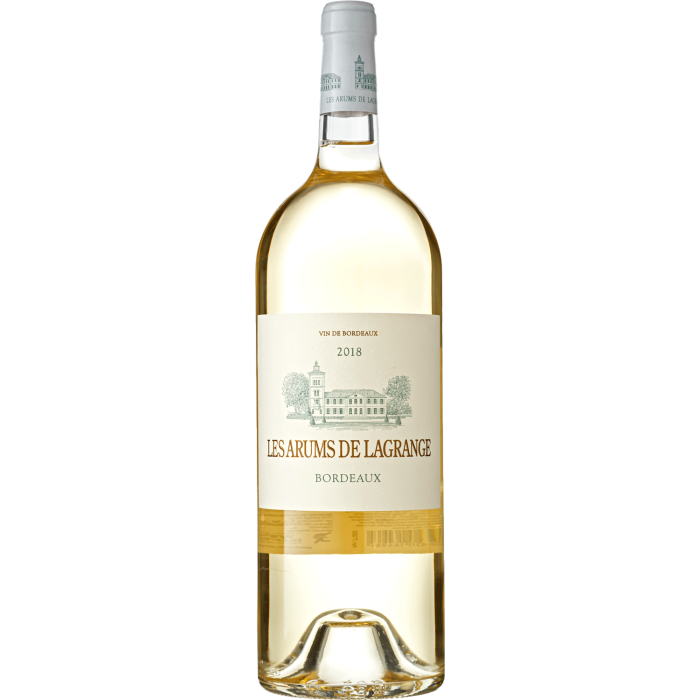 Вино Chateau Les Arums Chateau Les Arums de Lagrange / Шато Лез Арум де Лагранж 2018, біле сухе, 1.5 л