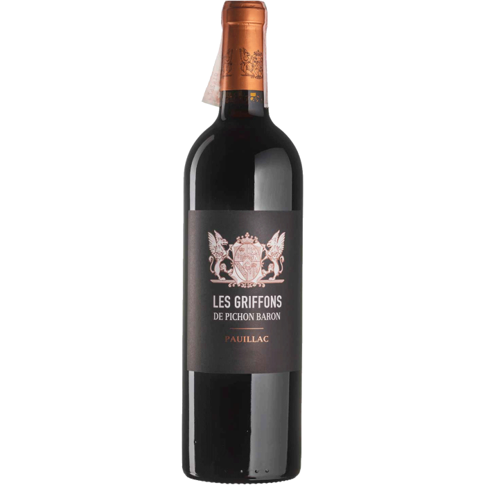 Вино Chateau Pichon-Longueville-Baron Les Griffons De Pichon Baron / Ле Гріфонс Де Пічо Барон 2017, червоне сухе, 0.75 л