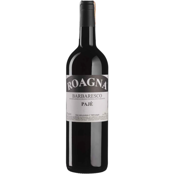 Вино Roagna Barbaresco Paje / Барбареско Пає 2017, червоне сухе, 0.75 л