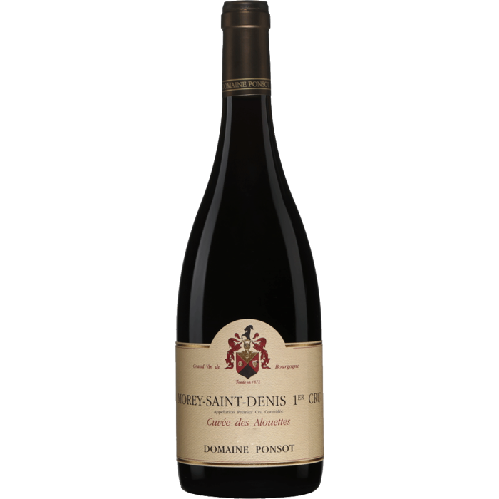 Вино Domaine Ponsot Morey-Saint-Denis 1er Cru Cuvee des Alouettes / Море-Сен-Дені Прем'єр Крю Кюве де Алюет 2017, червоне сухе, 0.75 л