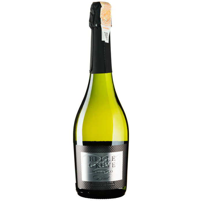 Ігристе Belle Grove Macabeo Brut / Макабео Брют, біле, 0.75 л