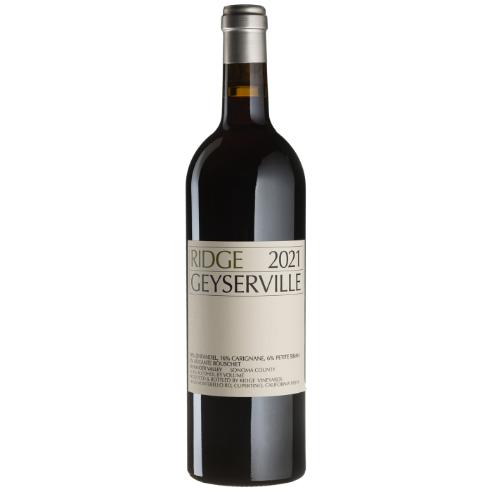 Вино Ridge Vineyards California Geyserville / Каліфорнія Гейсервіль 2021, червоне сухе, 0.75 л Вино Ridge Vineyards California Geyserville / Каліфорнія Гейсервіль 2021, червоне сухе, 0.75 л