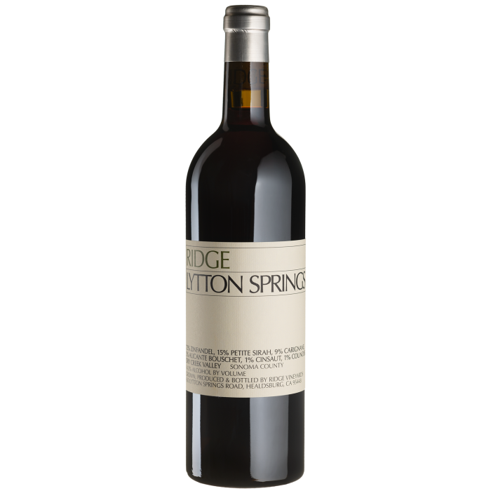 Вино Ridge Vineyards California Lytton Springs / Каліфорнія Літтон Спрінгс, червоне сухе, 0.75 л