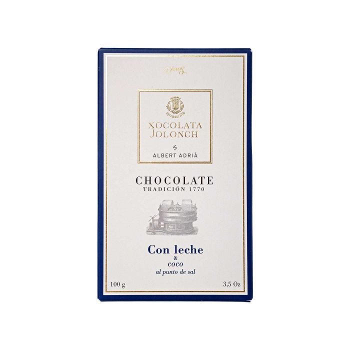 Шоколад молочний з кокосом та сіллю 100г, Xocolata Jolonch