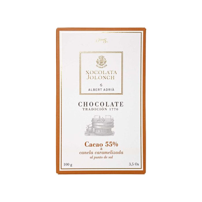 Шоколад молочний з корицею та сіллю 100г, Xocolata Jolonch