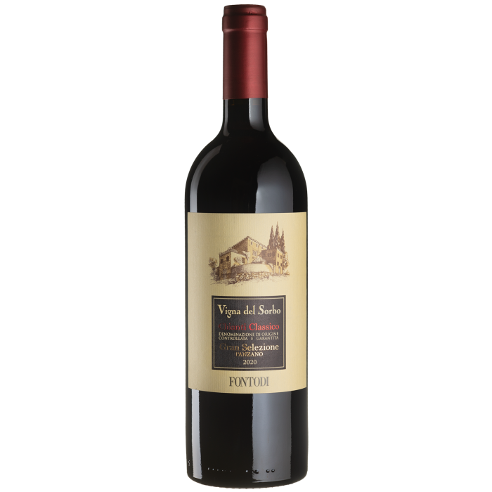 Вино Fontodi8M3pl Vigna del Sorbo Chianti Classico / Вінья дель Собро Кьянті Классіко 2020, червоне сухе, 0.75 л