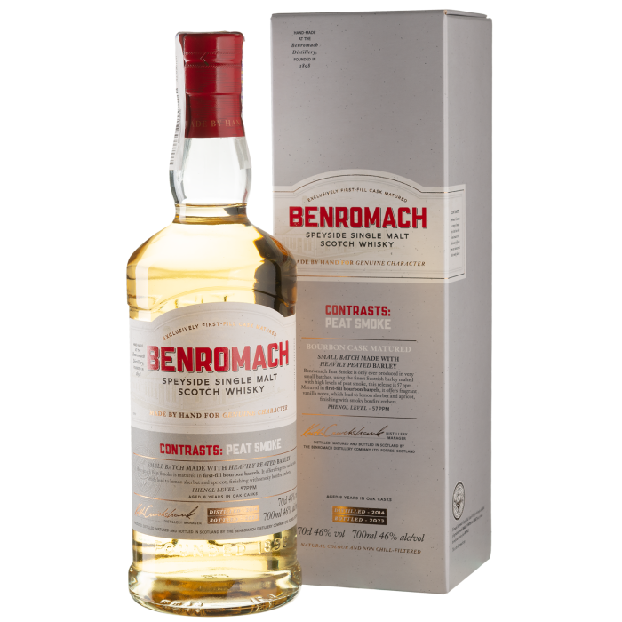 Віскі Benromach Peat Smoke Bourbon, gift box, 0.7 л