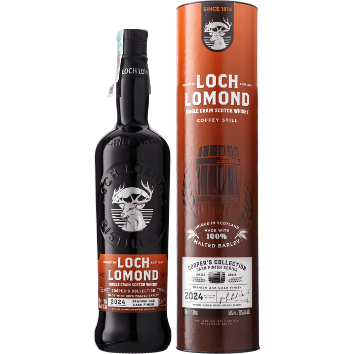 Віскі Loch Lomond Single Grain Cooper’s Collection, Tube, 0.7 л