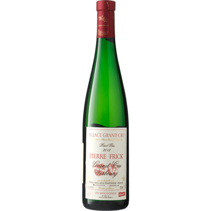 Вино Pierre Frick Pinot Gris Grand Cru Vorbourg / Піно Грі Гран Крю Ворбург 2012, біле напівсолодке, 0.75 л Вино Pierre Frick Pinot Gris Grand Cru Vorbourg / Піно Грі Гран Крю Ворбург 2012, біле напівсолодке, 0.75 л