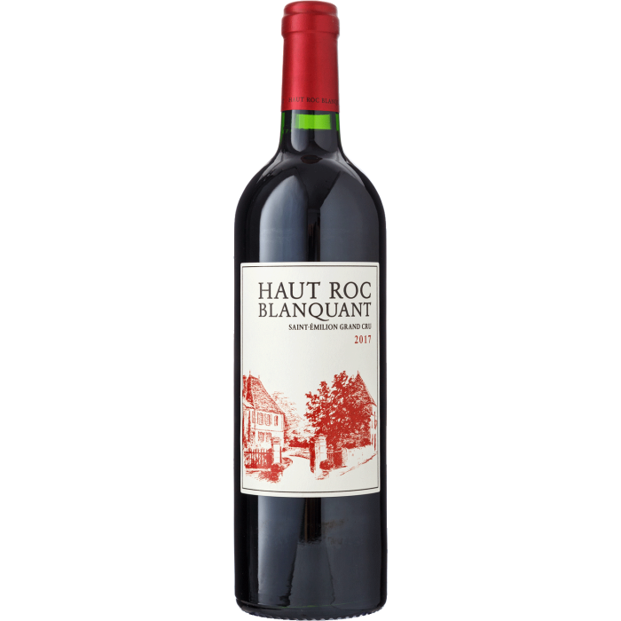 Вино Chateau Belair-Monange Haut Roc Blanquant / О Ро Бланкан 2017, червоне сухе, 0.75 л