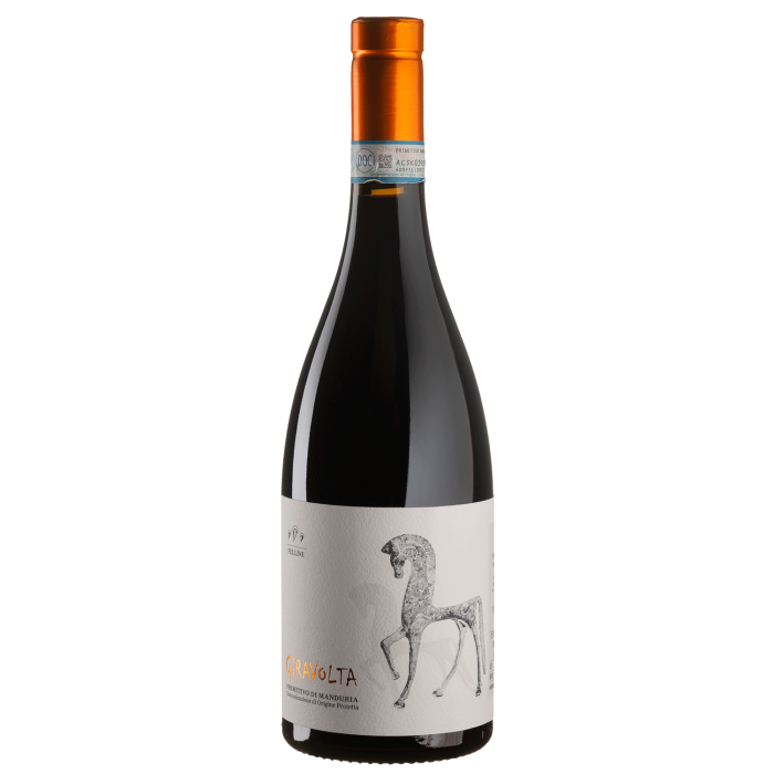 Вино Felline Felline Primitivo Di Manduria DOP Giravolta / Фелліне Прімітіво Ді Мандурія DOP Джіравольта, червоне напівсухе, 0.75 л