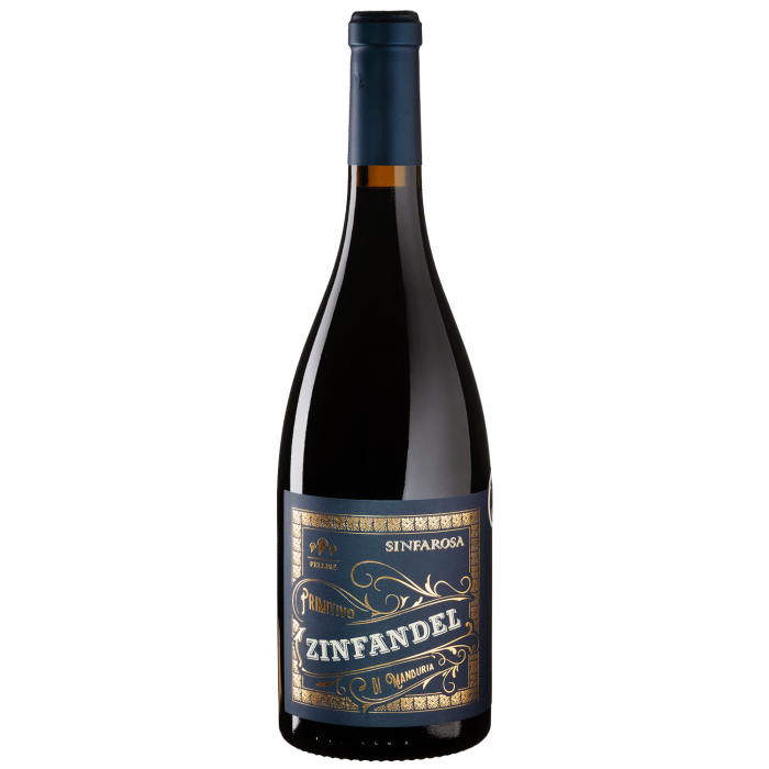 Вино Felline Felline Primitivo Di Manduria DOP Zinfandel / Фелліне Прімітіво Ді Мандурія DOP Зінфандель, червоне напівсухе, 0.75 л