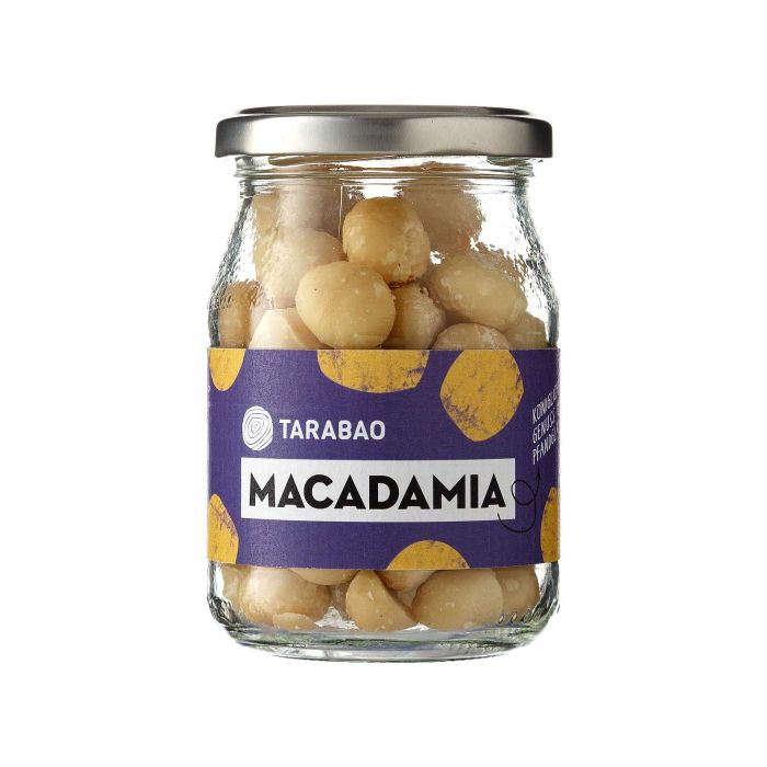 Ядра горіхів макадамія сирі органічні 140г, Tarabao