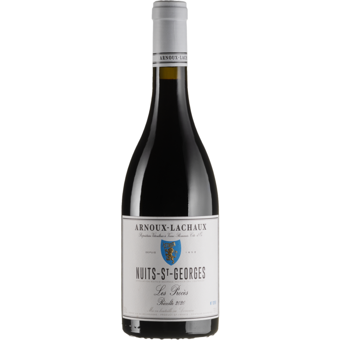 Вино Domaine Arnoux-Lachaux Nuits-St-Georges 1er Cru Les Proces / Нюі-Сен-Жорж Прем'єр Крю Ле Процес 2020, червоне сухе, 0.75 л