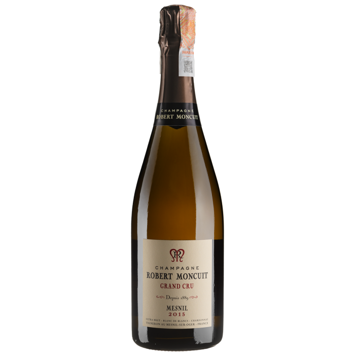 Шампанське Robert Moncuit Blanc de Blancs / Блан де Блан 2015, біле, 0.75 л