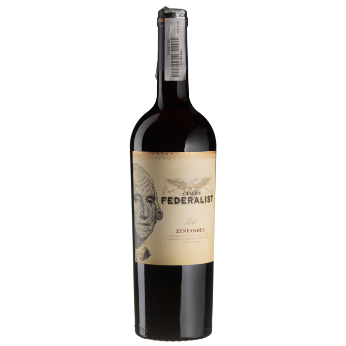 Вино The Federalist Zinfandel / Зінфандель, червоне сухе, 0.75 л