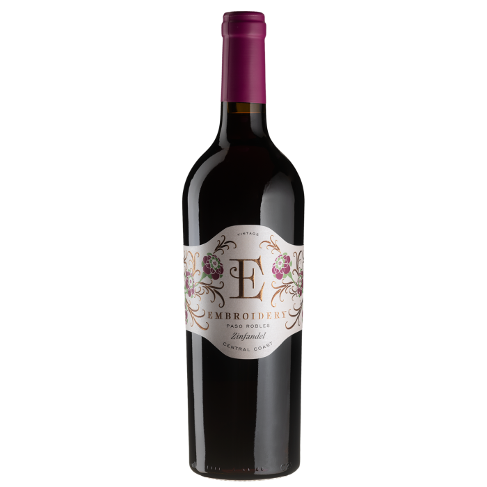 Вино Embroidery Zinfandel / Зінфандель, червоне сухе, 0.75 л