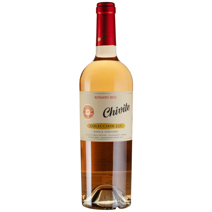 Вино Chivite Rosado Chivite Coleccion 125 / Росадо Чівіте Колексьйон 125 2022, рожеве сухе, 0.75 л