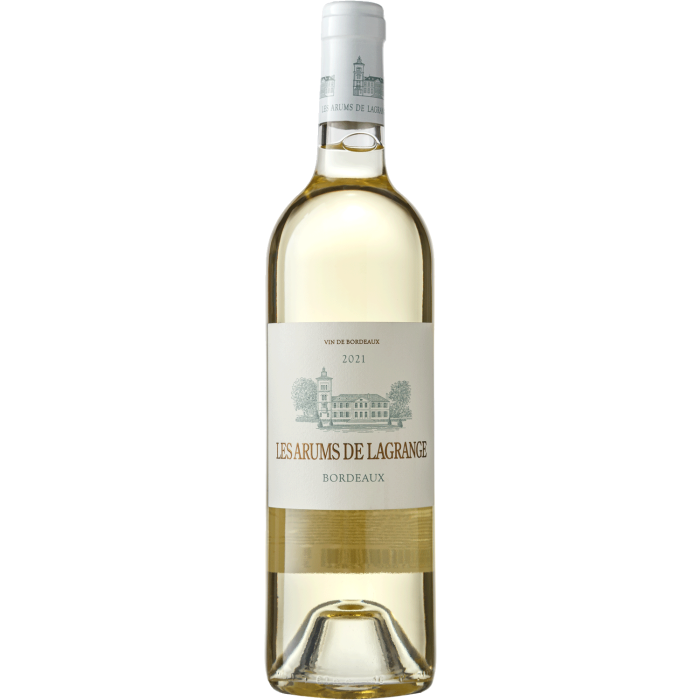 Вино Chateau Les Arums Chateau Les Arums de Lagrange / Шато Лез Арум де Лагранж 2021, біле сухе, 0.75 л