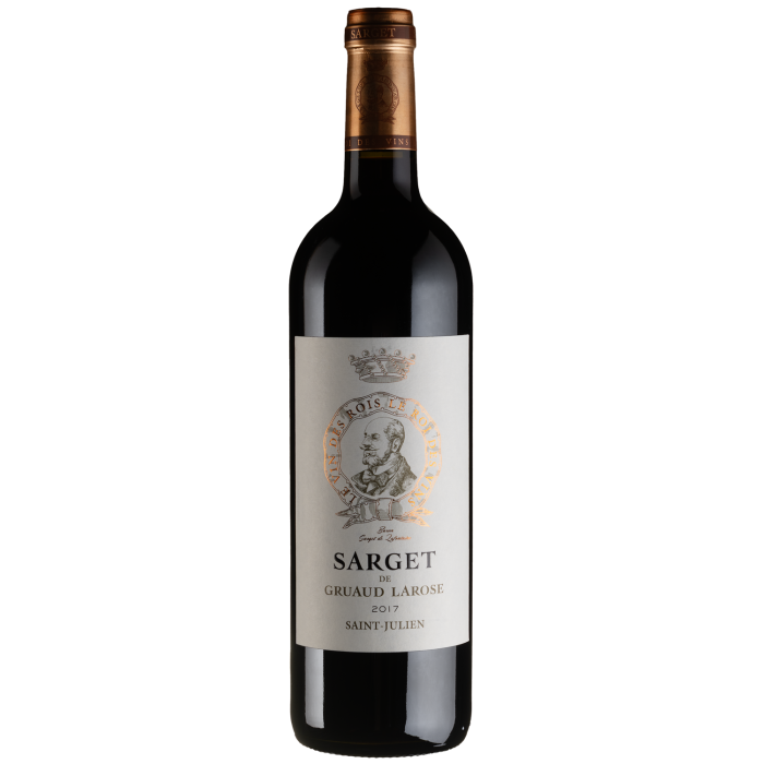 Вино Sarget de Gruaud Larose Sarget De Gruaud Larose / Саржет де Груо Ляроз 2017, червоне сухе, 0.75 л