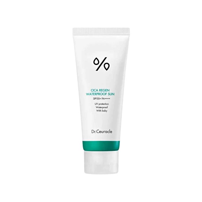 Сонцезахисний крем водостійкий з екстрактом азіатською центели SPF 50 100мл Cica Regen, Dr.Ceuracle