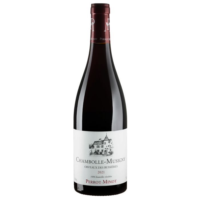 Вино Domaine Perrot-Minot Chambolle Musigny "Orveaux Des Bussieres Vieilles Vignes" / Шамболь Мусіньї "Орво Де Бюс'єр В'єй Вінь" 2021, червоне сухе, 0.75 л
