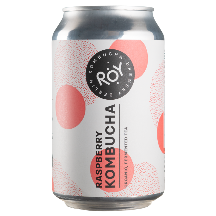 Напій ферментований Комбуча Малина органічний 330мл, ROY Kombucha