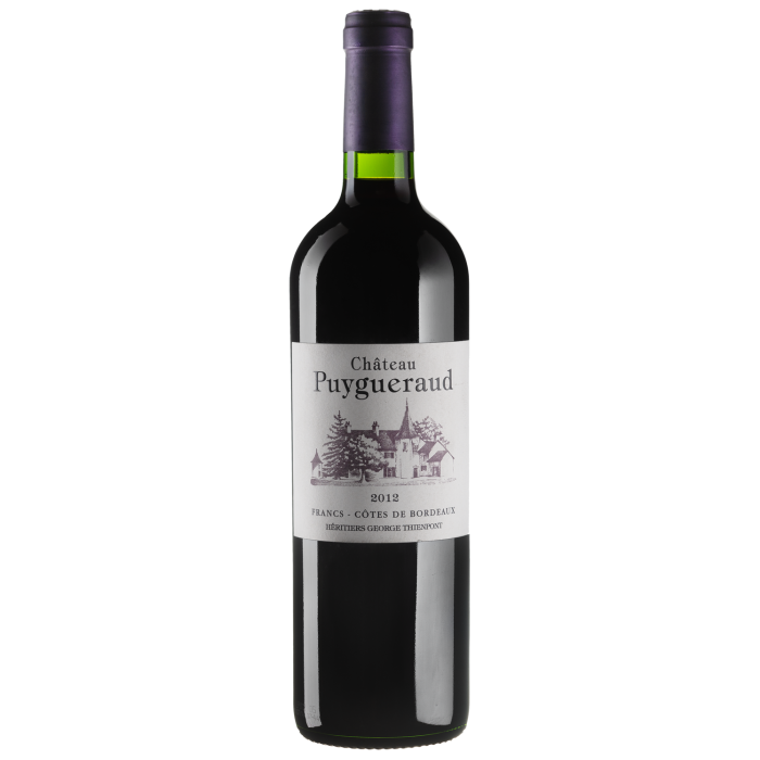 Вино Chateau Puygueraud Chateau Puygueraud / Шато Пігерод 2012, червоне сухе, 0.75 л