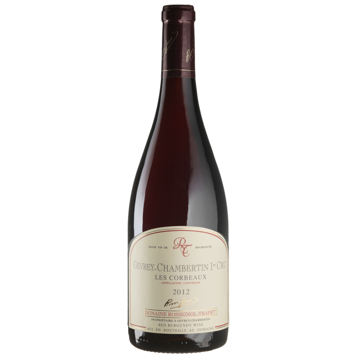 Вино Domaine Rossignol Trapet Gevrey-Chambertin 1er Cru Les Corbeaux / Жевре-Шамбертен Прем'єр Крю Лє Корбо 2012, червоне сухе, 0.75 л Вино Domaine Rossignol Trapet Gevrey-Chambertin 1er Cru Les Corbeaux / Жевре-Шамбертен Прем'єр Крю Лє Корбо 2012, червоне сухе, 0.75 л