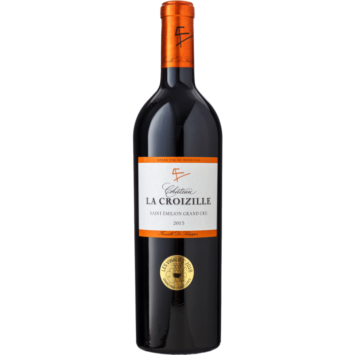 Вино Chateau La Croizille Chateau La Croizille Saint-Emilion Grand Cru Rouge / Шато Ля Круазіль Сент-Емільйон Гран Крю Руж 2015, червоне сухе, 0.75 л