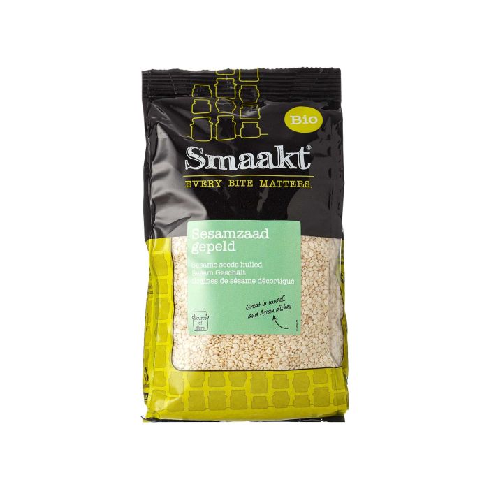 Насіння кунжуту очищене органічне 250г, Smaakt