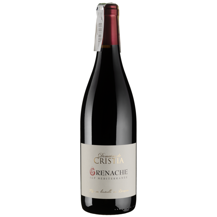 Вино Domaine de Cristia Grenache / Гренаш, червоне сухе, 0.75 л Вино Domaine de Cristia Grenache / Гренаш, червоне сухе, 0.75 л