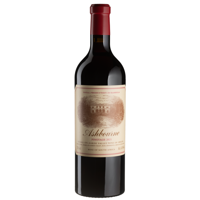 Вино Ashbourne Pinotage / Пінотаж 2021, червоне сухе, 0.75 л