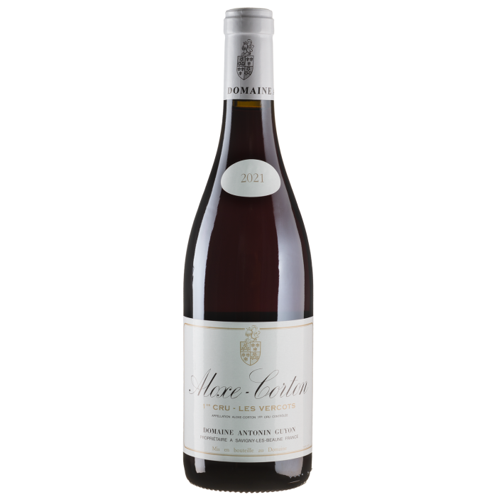 Вино Antonin Guyon Aloxe Corton 1er Cru Les Vercots / Алос Кортон Прем'єр Крю Ле Веркот 2021, червоне сухе, 0.75 л