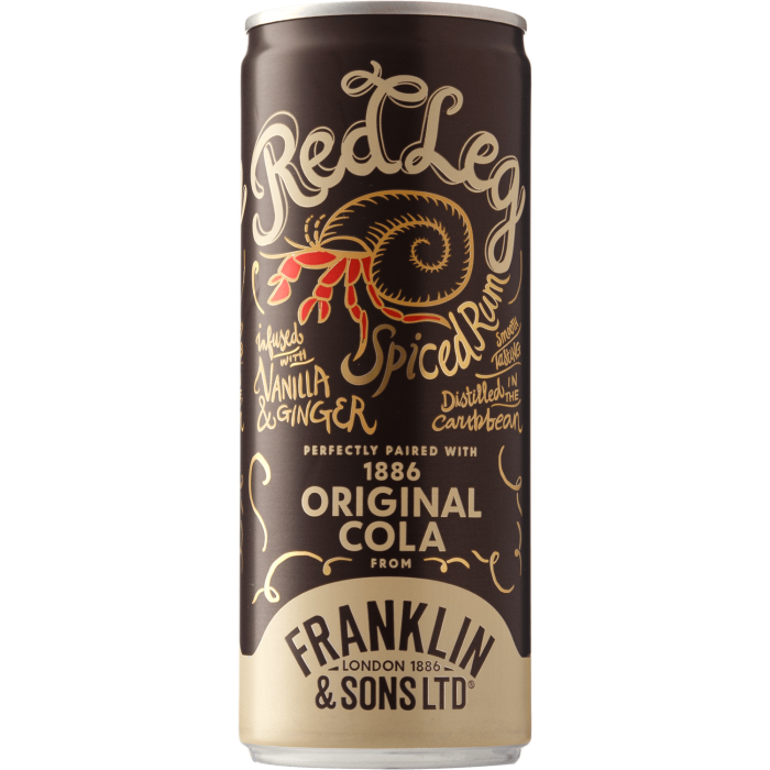 Коктейль Red Leg & Franklin 1886 Cola, 0.25 л Коктейль Red Leg & Franklin 1886 Cola, 0.25 л