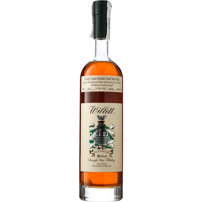 Віскі Willett Family Estate 4yo Rye, 0.75 л