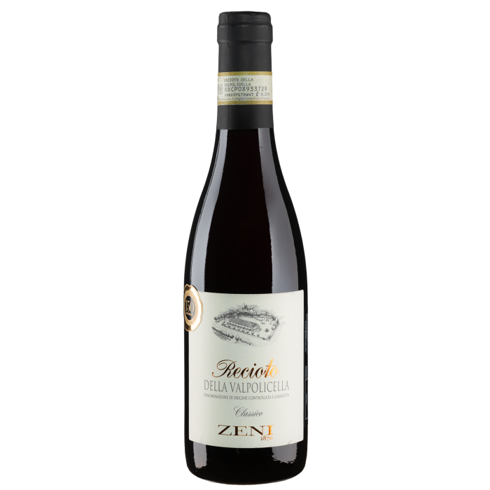 Вино Zeni Recioto della Valpolicella Classico / Речіото делла Вальполічелла Классіко 2022, червоне солодке, 0.375 л Вино Zeni Recioto della Valpolicella Classico / Речіото делла Вальполічелла Классіко 2022, червоне солодке, 0.375 л