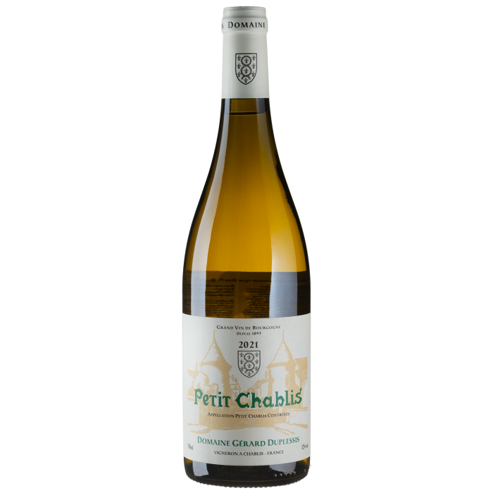 Вино Gerard Duplessis Petit Chablis / Пті Шаблі 2021, біле сухе, 0.75 л