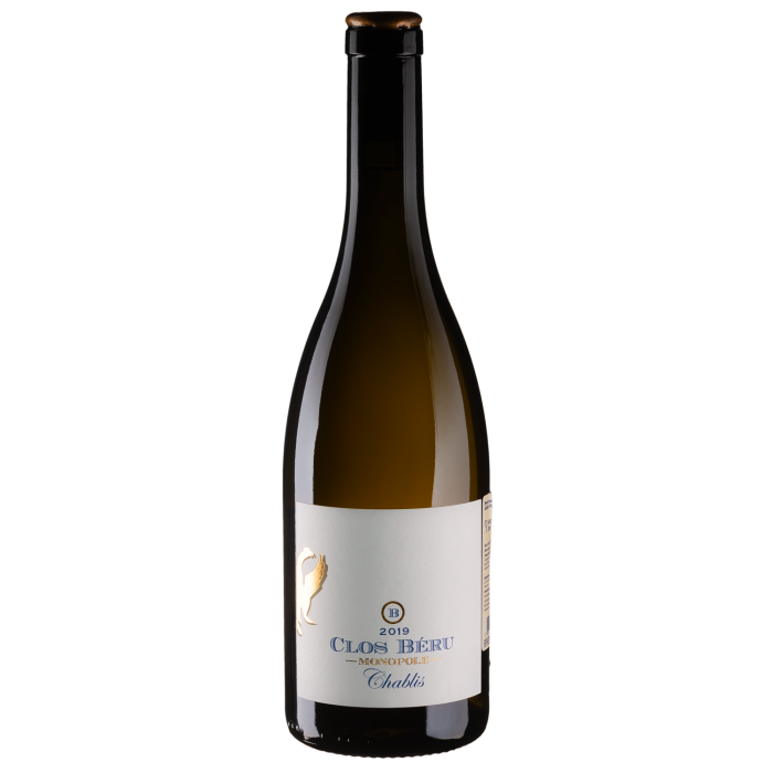 Вино Chateau de Beru Chablis Clos Beru Monopole / Шаблі Кло Беру Монополь 2019, біле сухе, 0.75 л