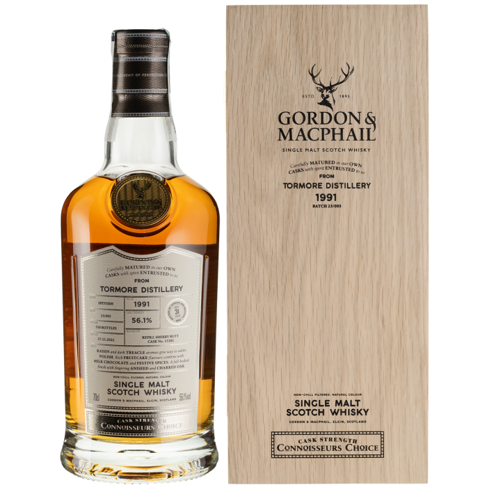 Віскі Gordon & MacPhail Tormore Connoisseurs Choice, gift box 1991, 0.7 л