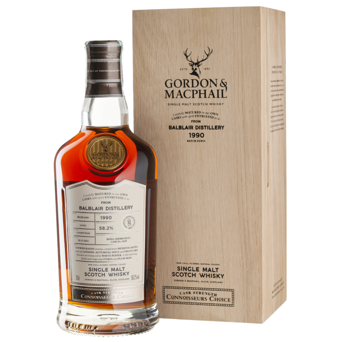 Віскі Gordon & MacPhail Balblair Connoisseurs Choice, gift box 1990, 0.7 л