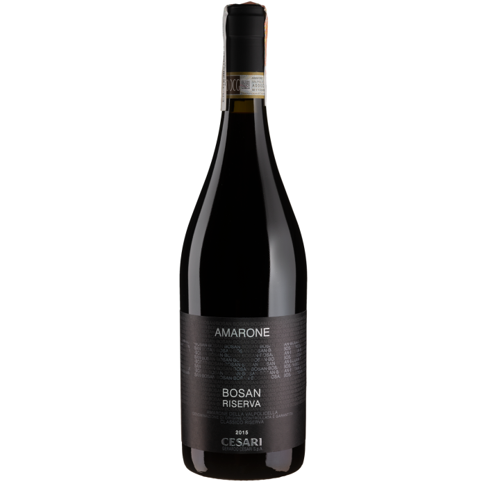 Вино Cesari Amarone della Valpolicella Classico Riserva Bosan / Амароне делла Вальполічелла Класіко Різерва Босан 2015, червоне сухе, 0.75 л