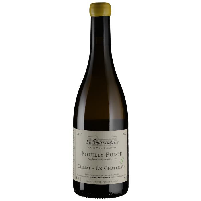 Вино La Soufrandiere Pouilly-Fuisse Climat En Chatenay Cuvee Zen / Пюї-Фюсе Кліма Е Шатено Кюве Зен 2022, біле сухе, 0.75 л