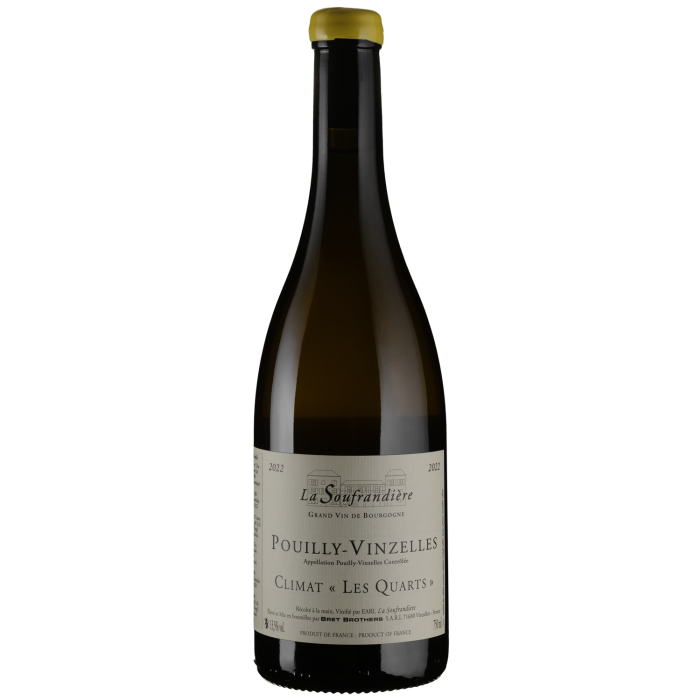 Вино La Soufrandiere Pouilly-Vinzelles Climat Les Quarts / Пульї-Ванзель Кліма Ле Кар 2022, біле сухе, 0.75 л