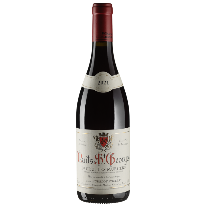 Вино Domaine Hudelot-Noellat Nuits-St-Georges 1er cru Les Murgers / Нюі-Сен-Жорж Прем'єр Крю Ле Мурже 2021, червоне сухе, 0.75 л